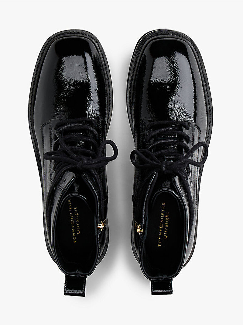 Kadın TH Crickle Lace Up Bot Siyah FW0FW09088BDS