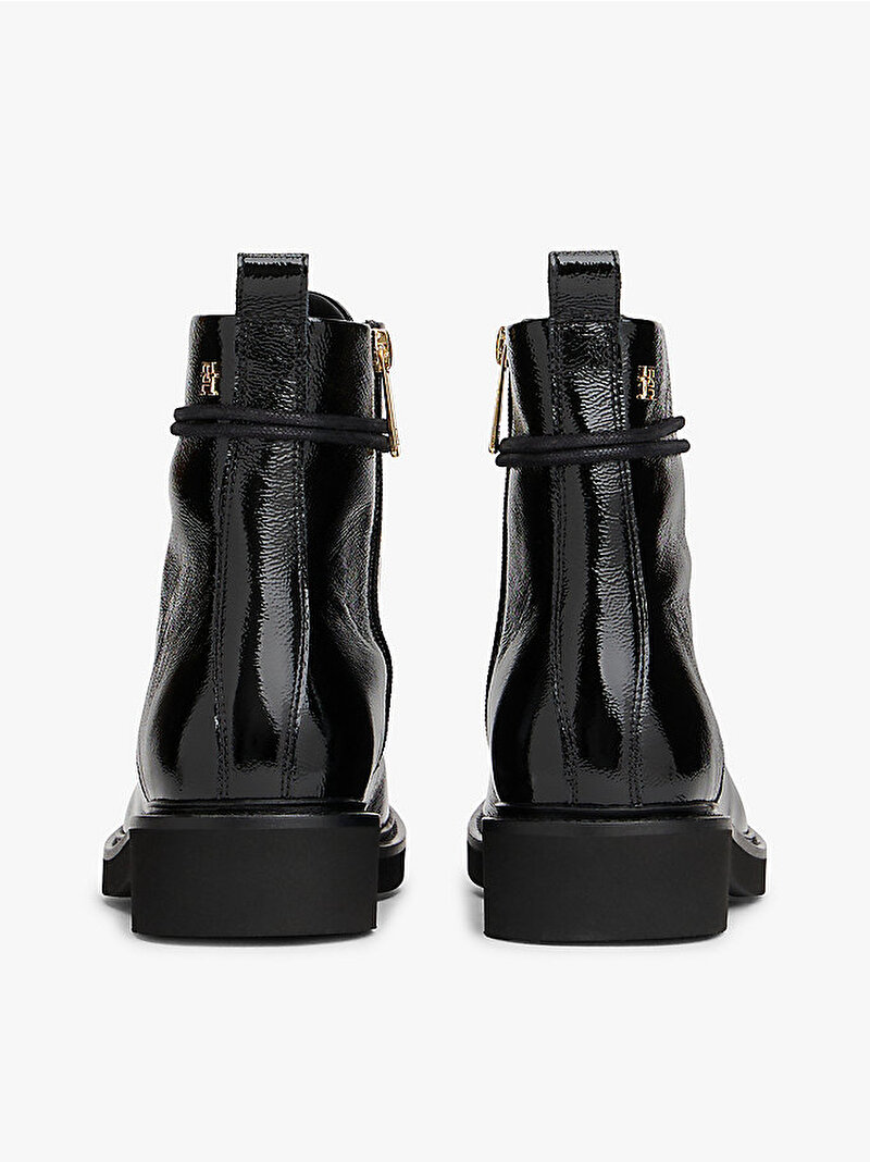 Kadın TH Crickle Lace Up Bot Siyah FW0FW09088BDS