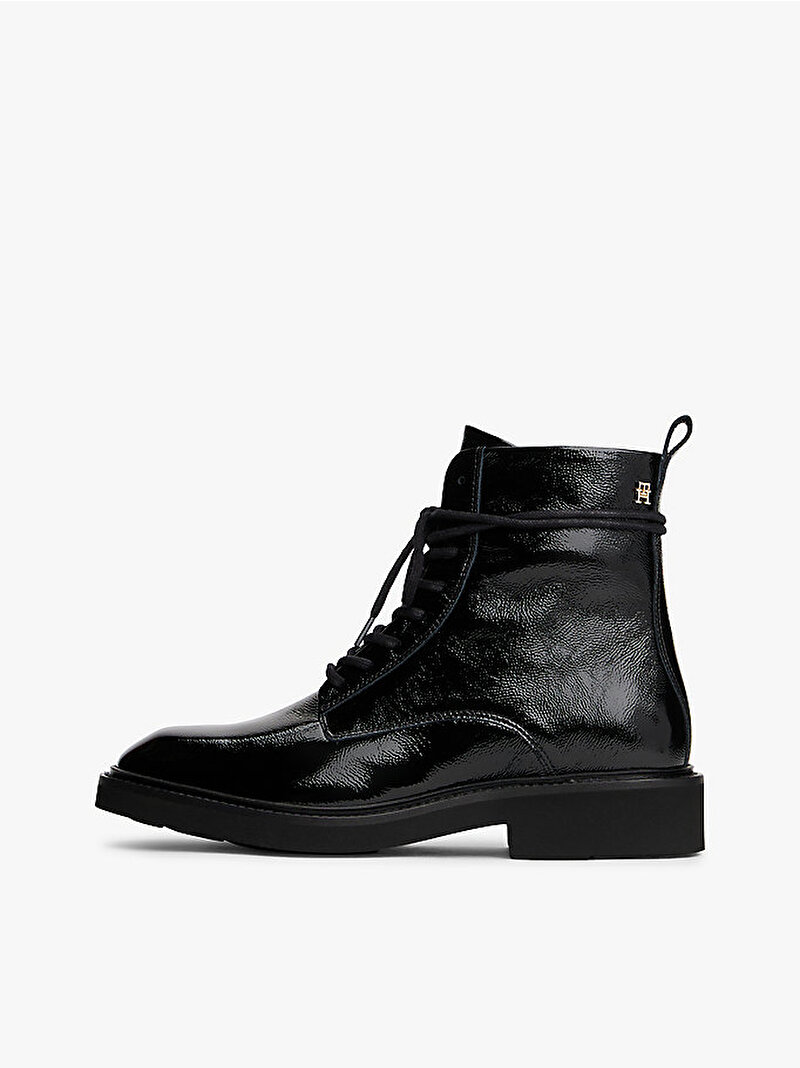 Kadın TH Crickle Lace Up Bot Siyah FW0FW09088BDS