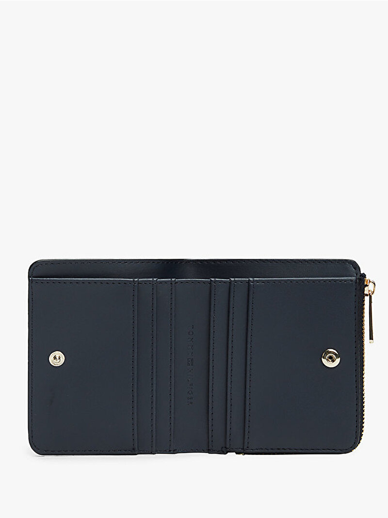 Kadın TH Flag Compact Cüzdan Lacivert AW0AW18124DW6