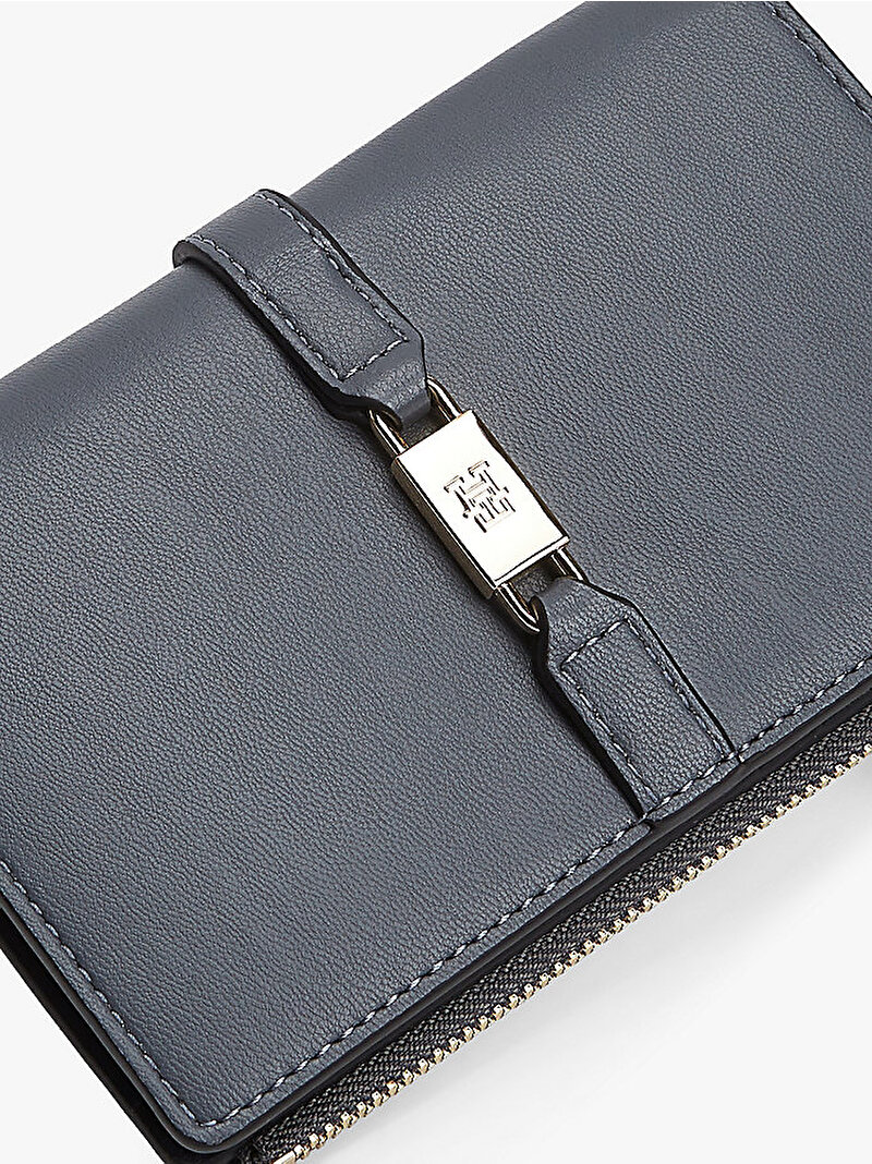 Kadın TH Glam Bifold Cüzdan Gri AW0AW18134PTU