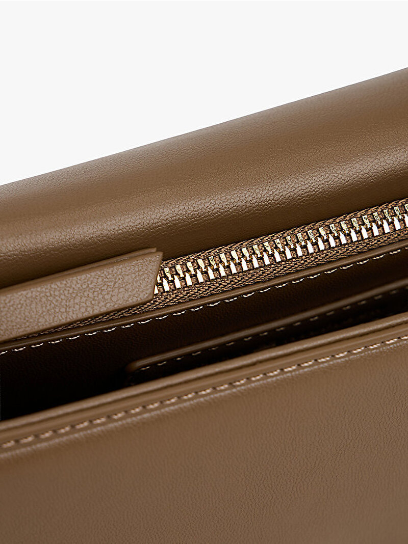 Kadın TH Heritage Clutch Çapraz Çanta Kahverengi AW0AW18288R07