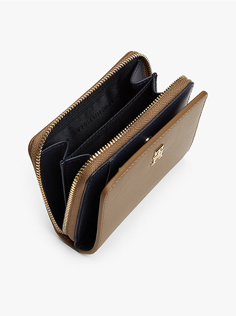 Kadın TH Icon Medium Cüzdan Kahverengi AW0AW17742R07