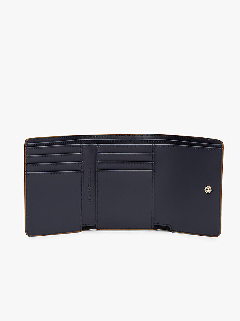 Kadın TH Icon Trifold Cüzdan Kahverengi AW0AW18129R07