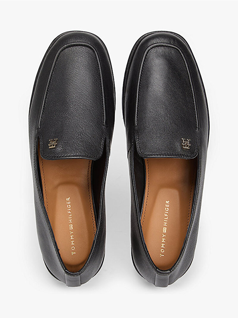 Kadın TH Leather Loafer Siyah FW0FW09319BDS
