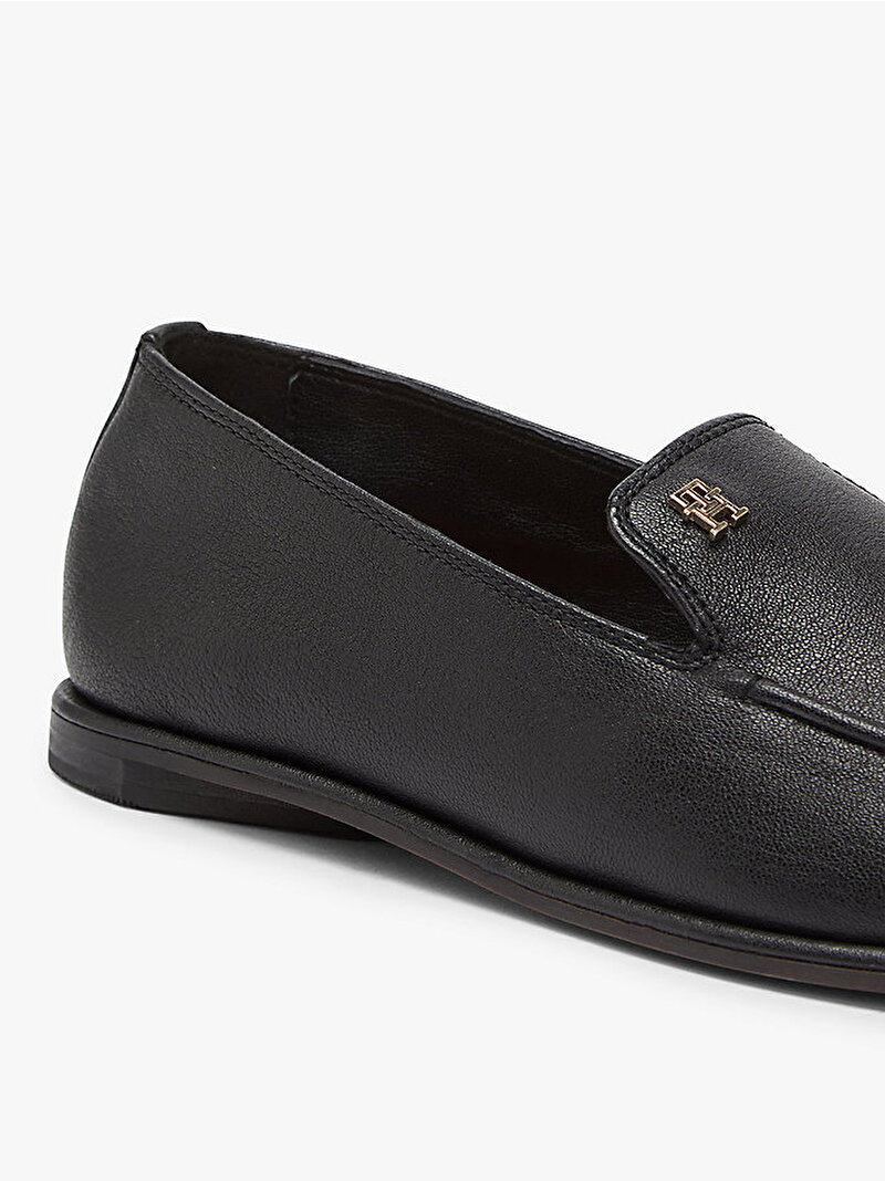 Kadın TH Leather Loafer Siyah FW0FW09319BDS