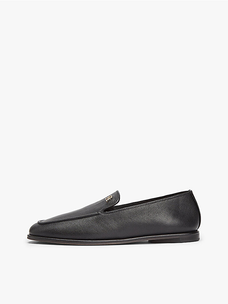 Kadın TH Leather Loafer Siyah FW0FW09319BDS