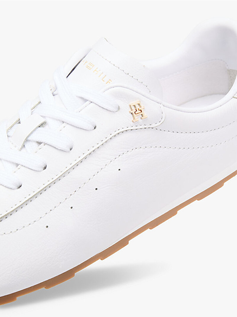 Kadın TH Low Profile Runner Sneaker Beyaz FW0FW08951YBS