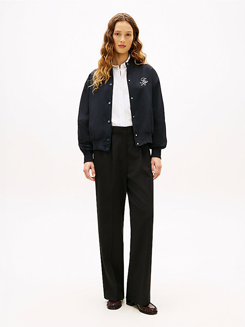 Kadın Timeless Wool Tailor Ceket Lacivert WW0WW49392C1G