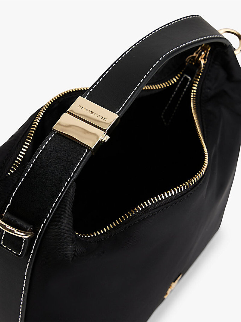 Kadın TH Crossover Omuz Çantası Siyah AW0AW18164BDS