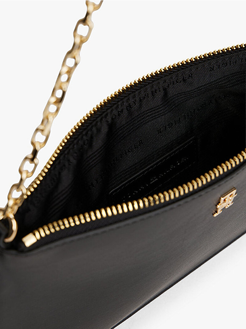 Kadın TH Icon Chain Çapraz Çanta Siyah AW0AW18298BDS