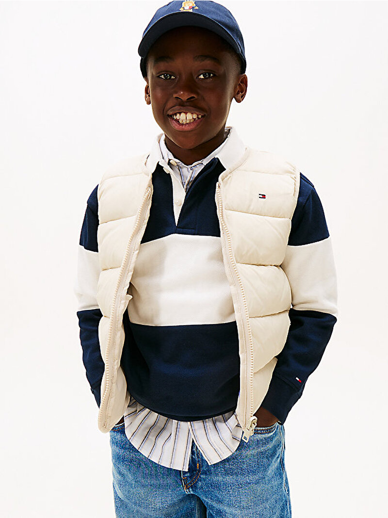 Erkek Çocuk 2 in 1 Ceket Bej KB0KB10080ABY