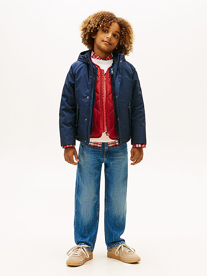 Erkek Çocuk 2 in 1 Ceket Lacivert KB0KB10080C1G