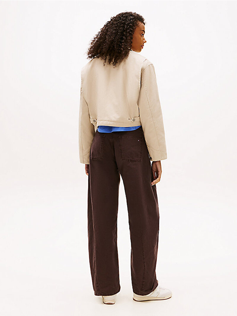 Kadın TJW Cropped Workwear Gömlek Ceket Bej DW0DW22534ABY