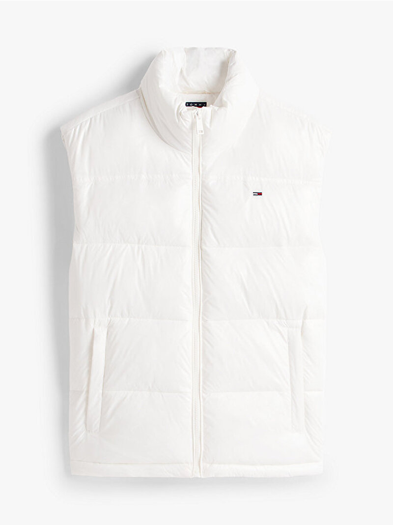 Kadın TJW Essential Puffer Yelek Beyaz DW0DW22037YBH