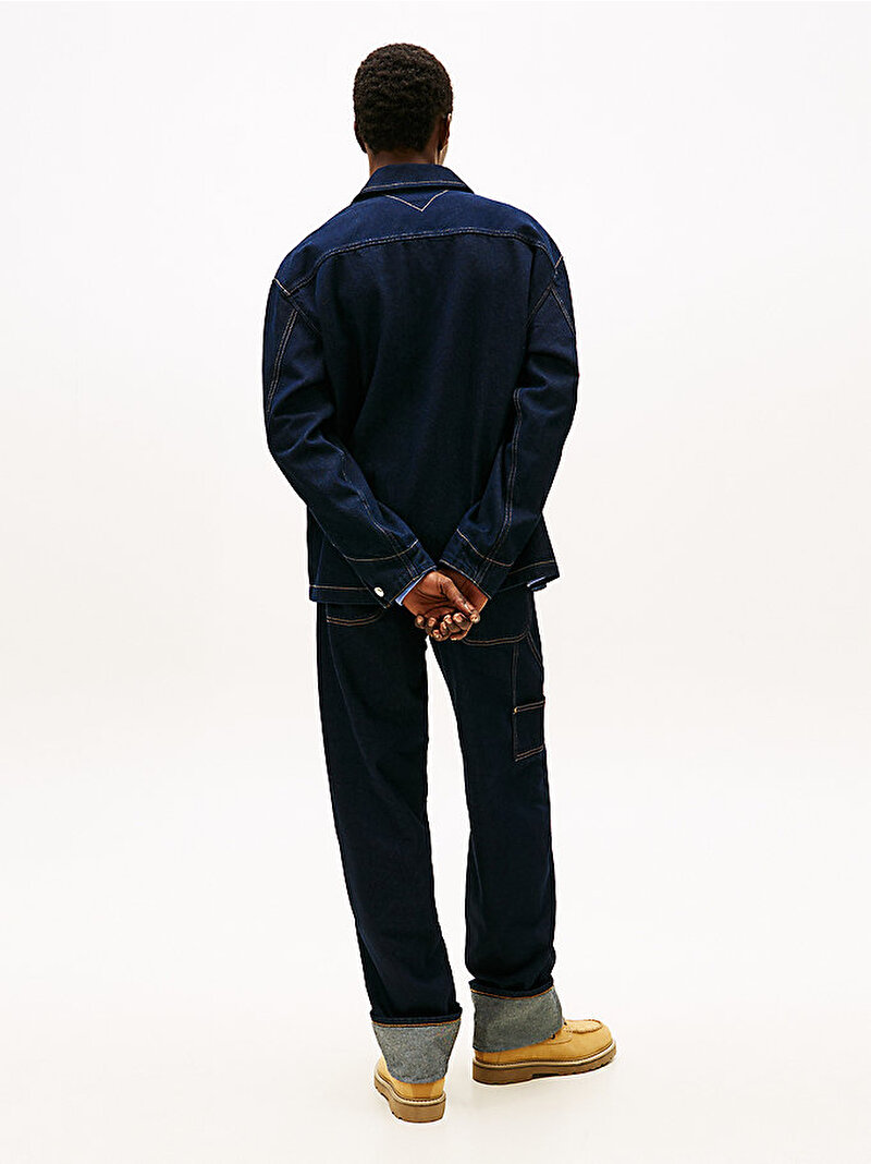 Erkek Chore Denim Ceket Lacivert DM0DM224191BK