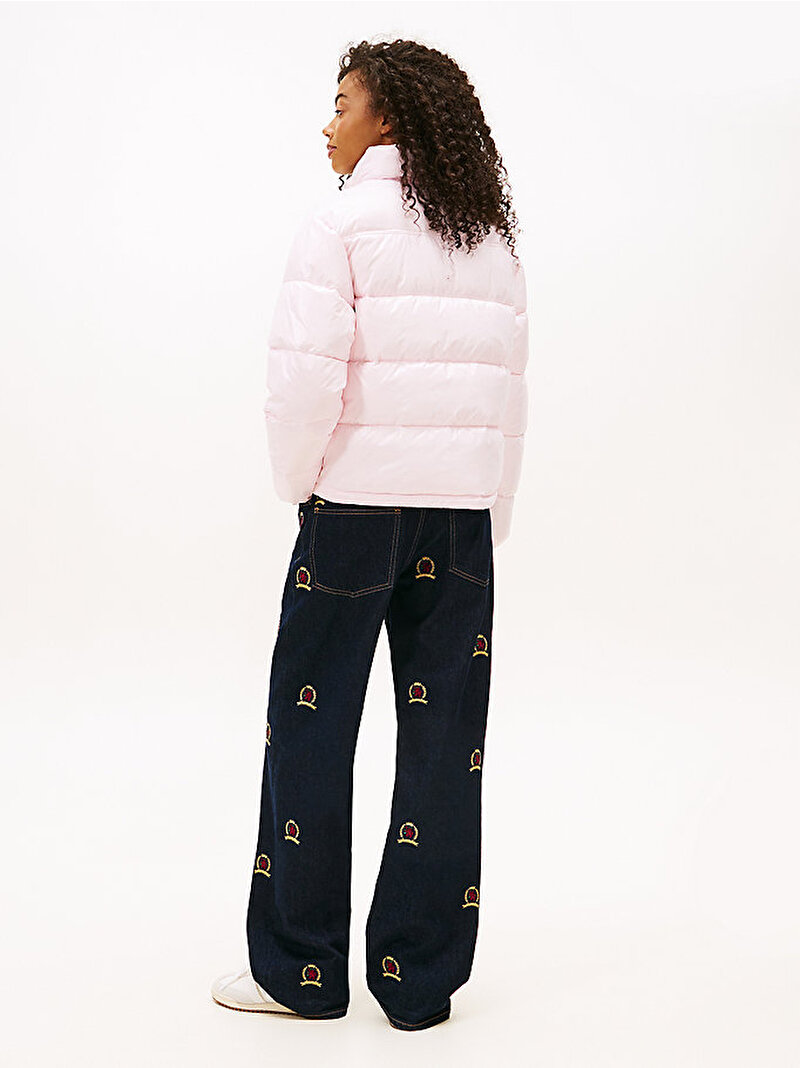 Kadın TJW Packable Puffer Mont Pembe DW0DW22039TOG