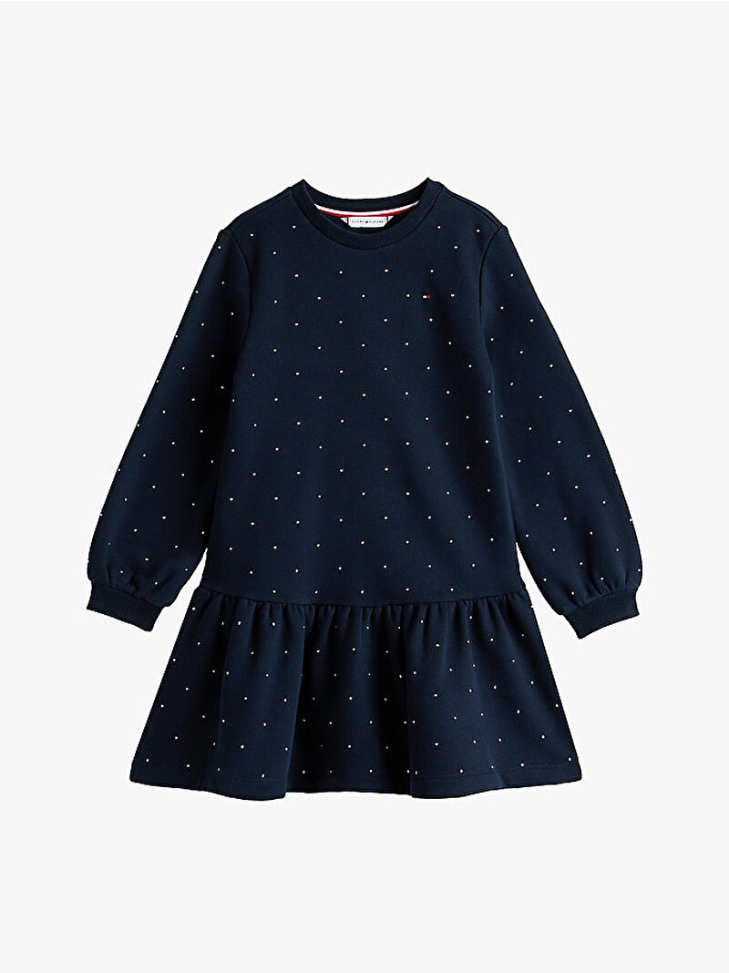 Kız Çocuk Festive Stud Elbise Lacivert KG0KG09273C1G