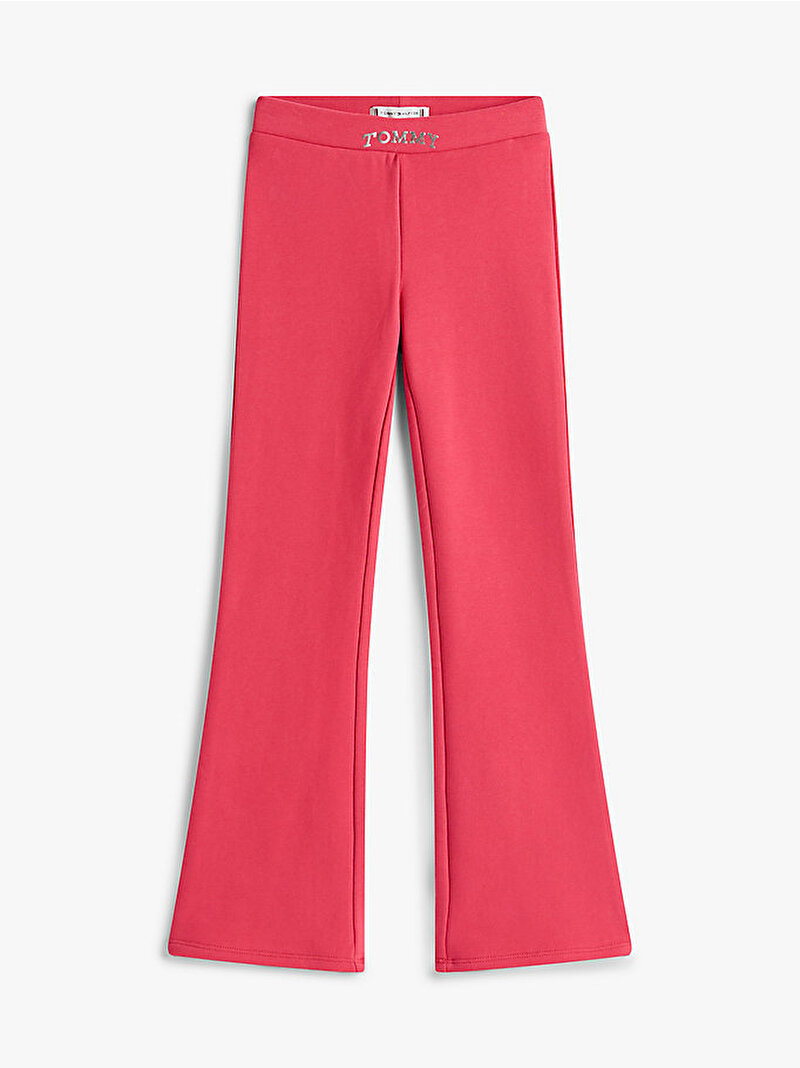 Kız Çocuk Tommy Foil Flare Tayt Pembe KG0KG08980XI5