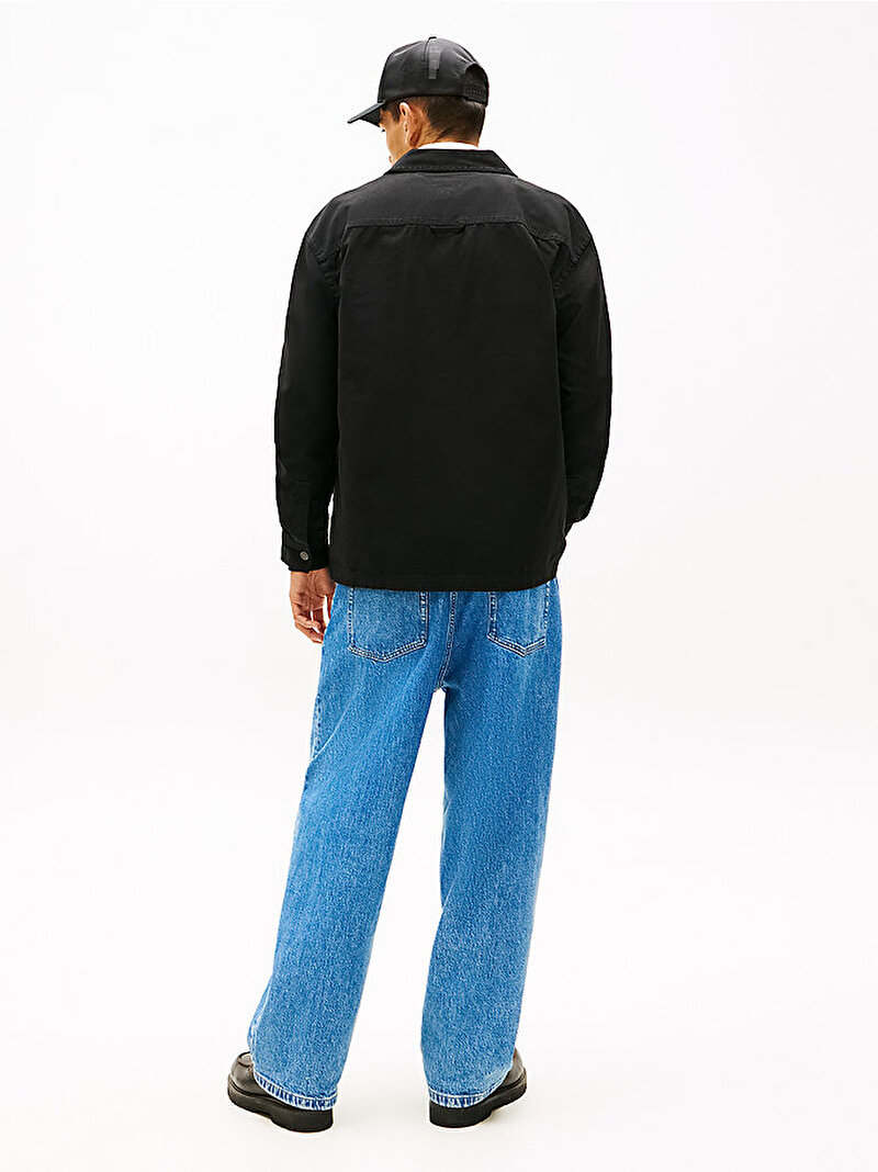 Erkek TJM Essential Overshirt Gömlek Siyah DM0DM20236BDS