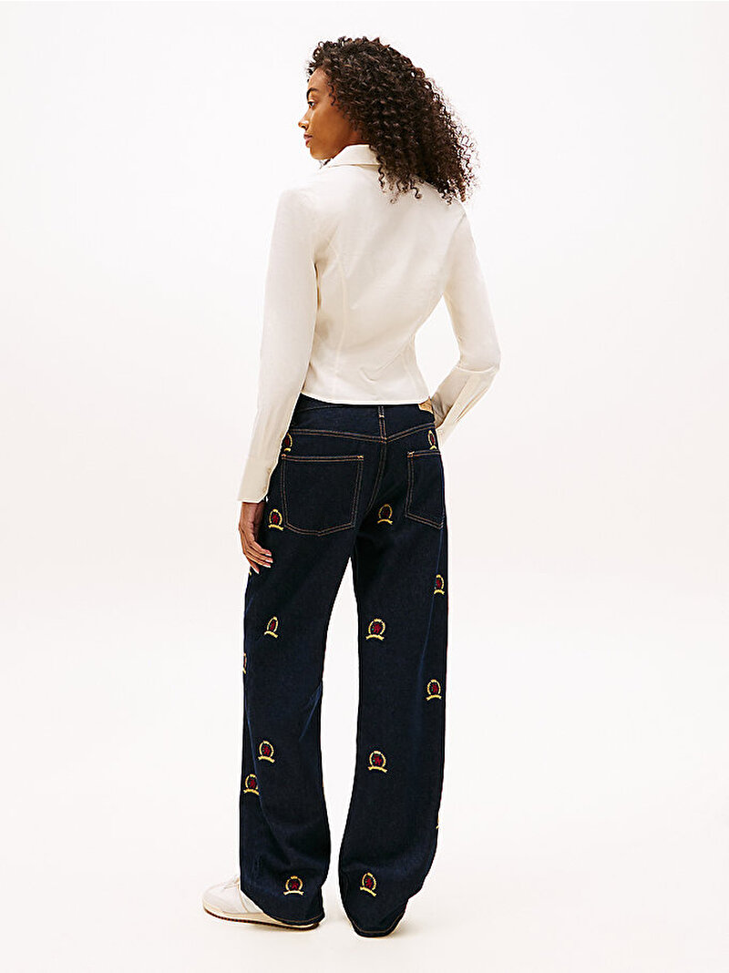 Kadın TJW  Baby Fit Long Gömlek Ekru DW0DW22604YBL