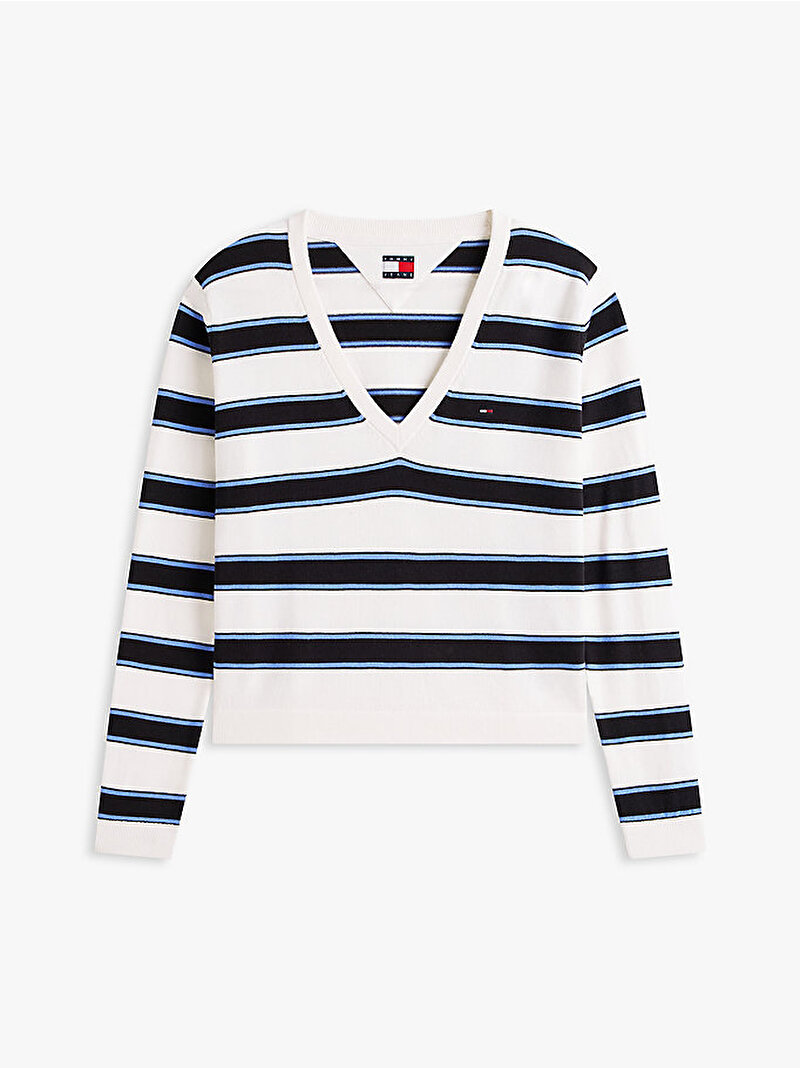 Kadın TJW Essential Vneck Kazak Çok renkli DW0DW198880AP