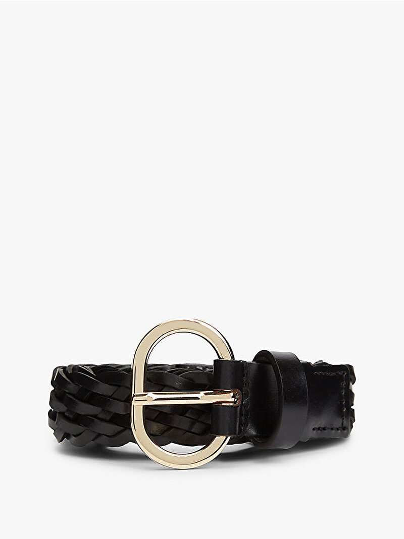 Kadın TH Chic 2.5 Woven Kemer Siyah AW0AW18111BDS