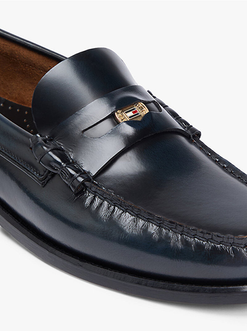 Erkek Hilfiger Penny Paten Loafer Lacivert FM0FM05687DW5
