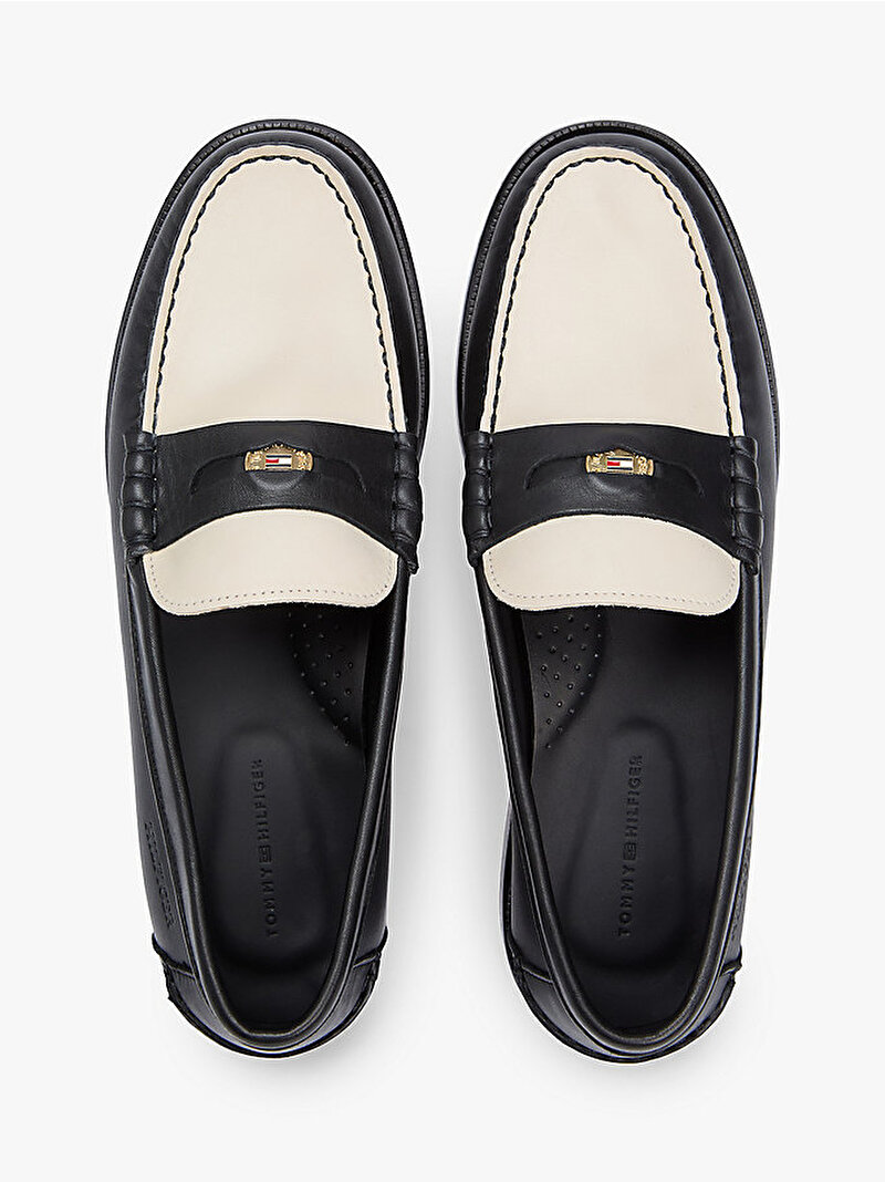 Erkek HILFIGER Penny Crust Loafer Siyah FM0FM058360GJ