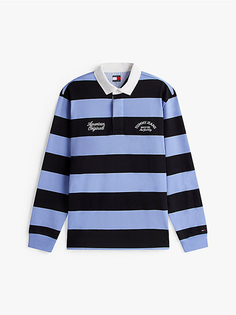 Erkek TJM Relax Stripe Polo T-shirt Çok renkli DM0DM22351C5X