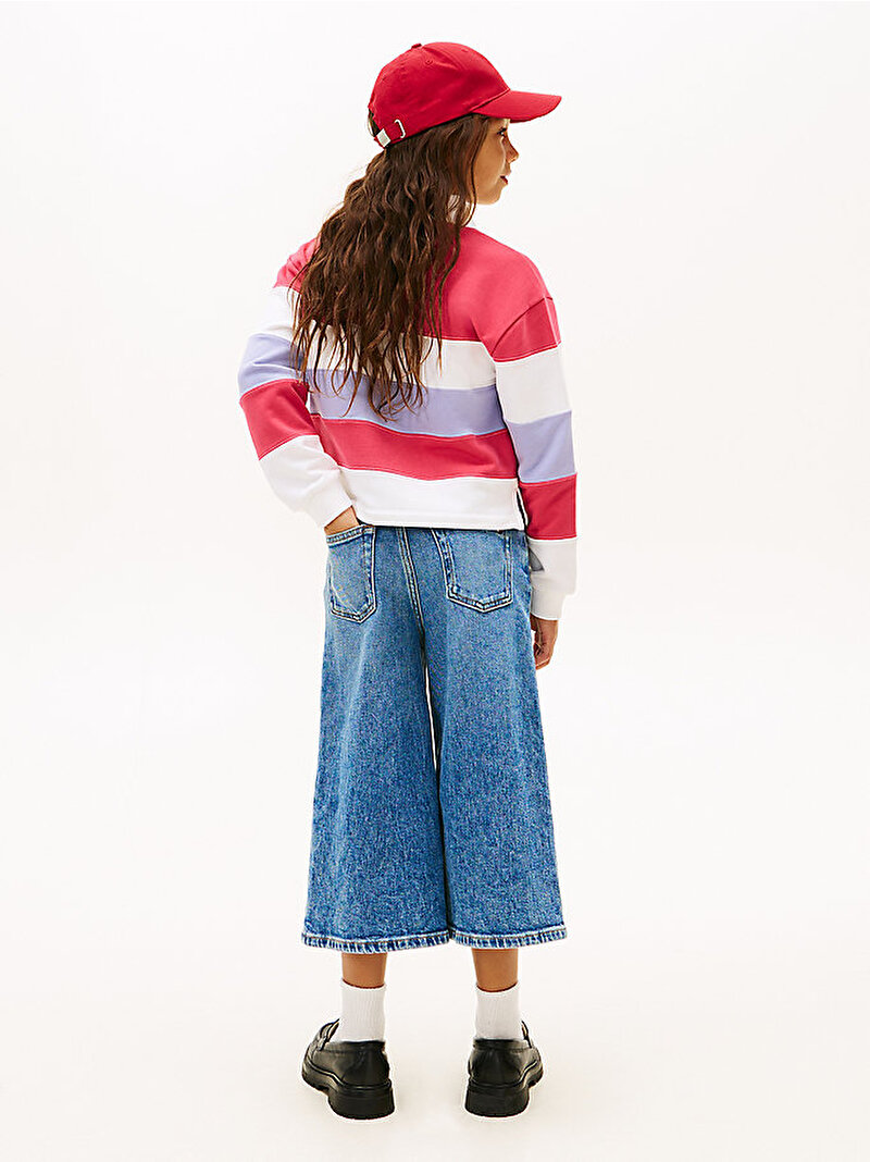 Kız Çocuk Colorblock Polo Sweatshirt Çok renkli KG0KG09340XI5