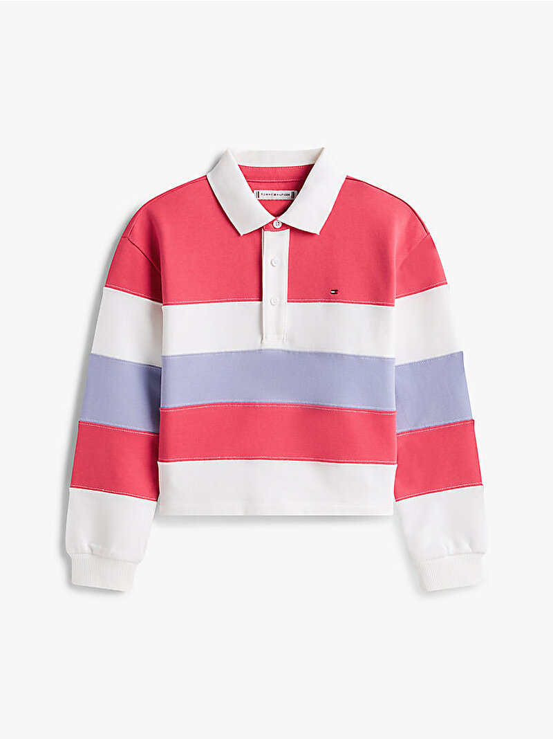 Kız Çocuk Colorblock Polo Sweatshirt Çok renkli KG0KG09340XI5