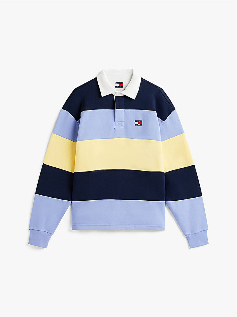 Erkek TJM Relax Badge Stripe Sweatshirt Çok renkli DM0DM227270AP
