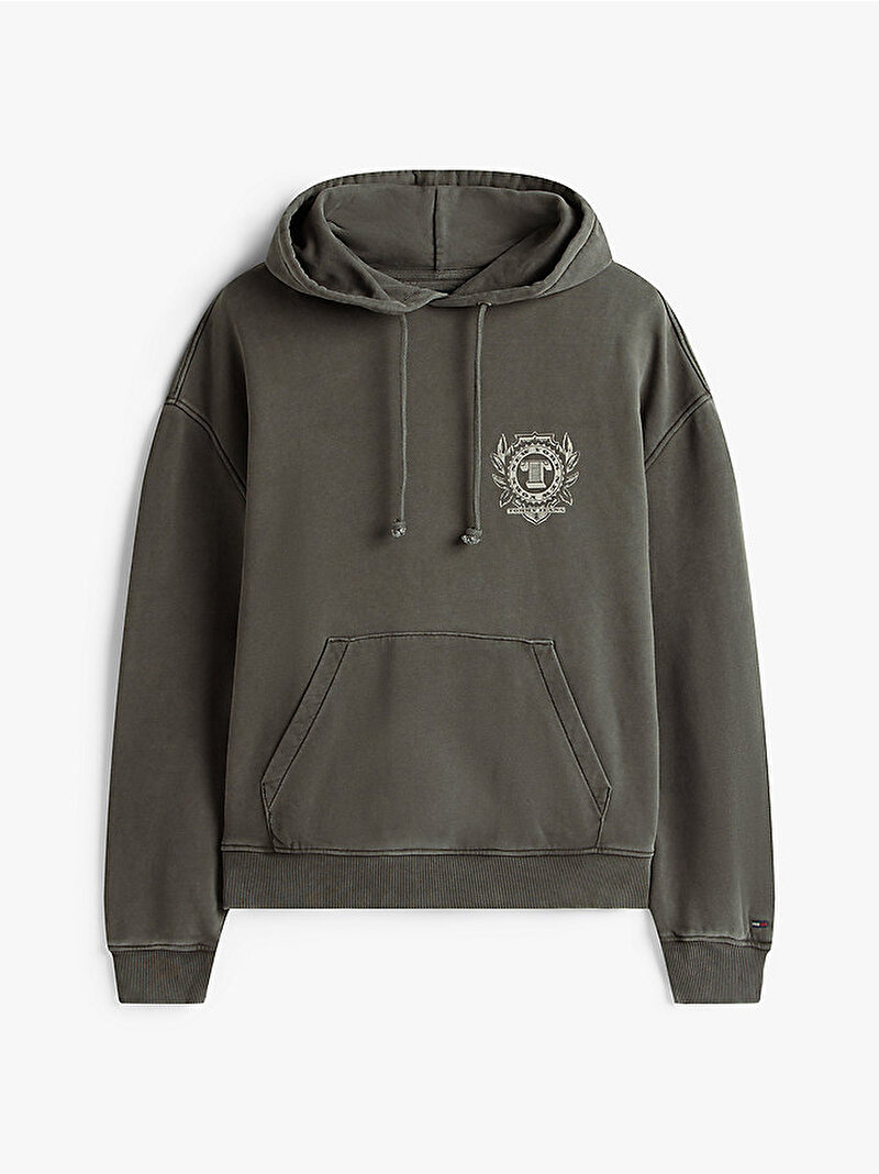 Erkek TJM 90s Dollar Graphic Sweatshirt Siyah DM0DM22367BDS