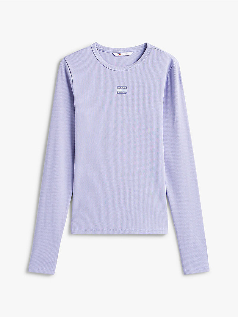 Kadın TJW Slim Badge T-shirt Mor DW0DW20178C5U