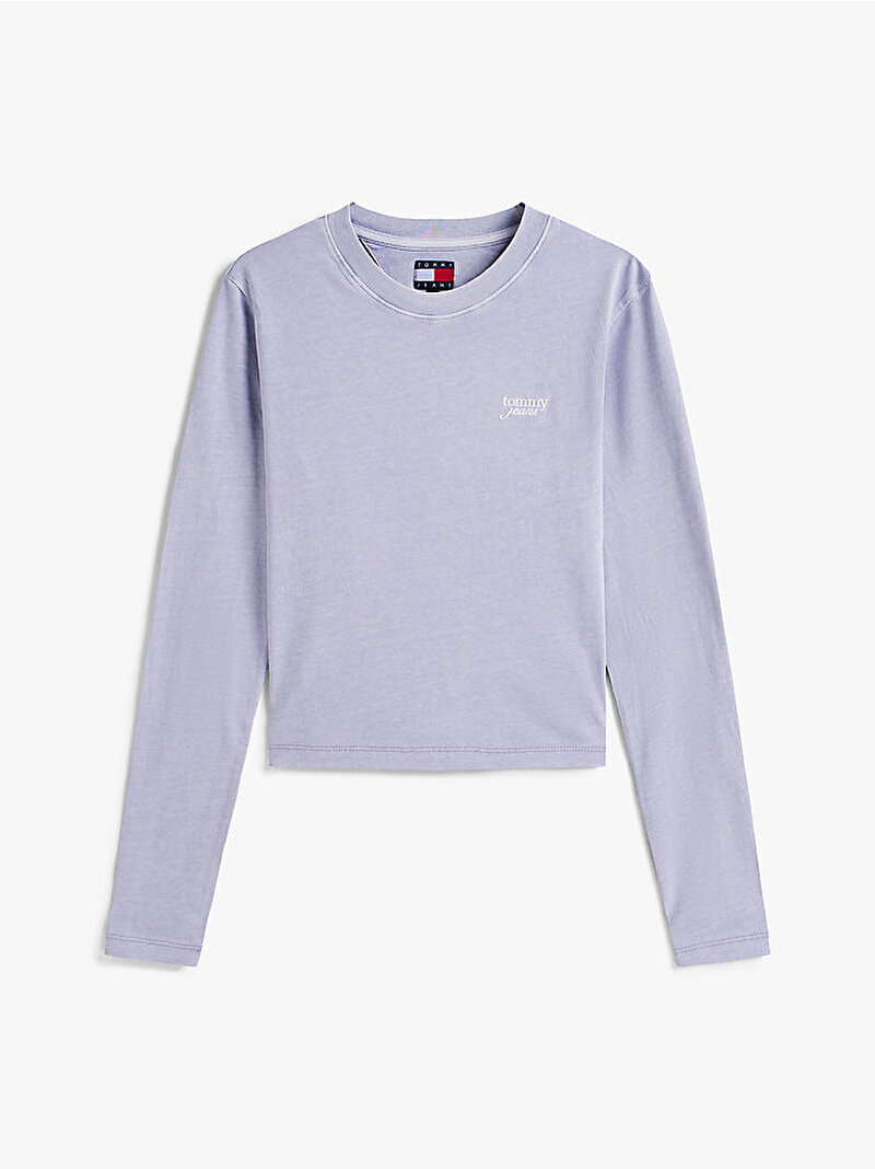 Kadın TJW Slim T-shirt Mor DW0DW21848C5U