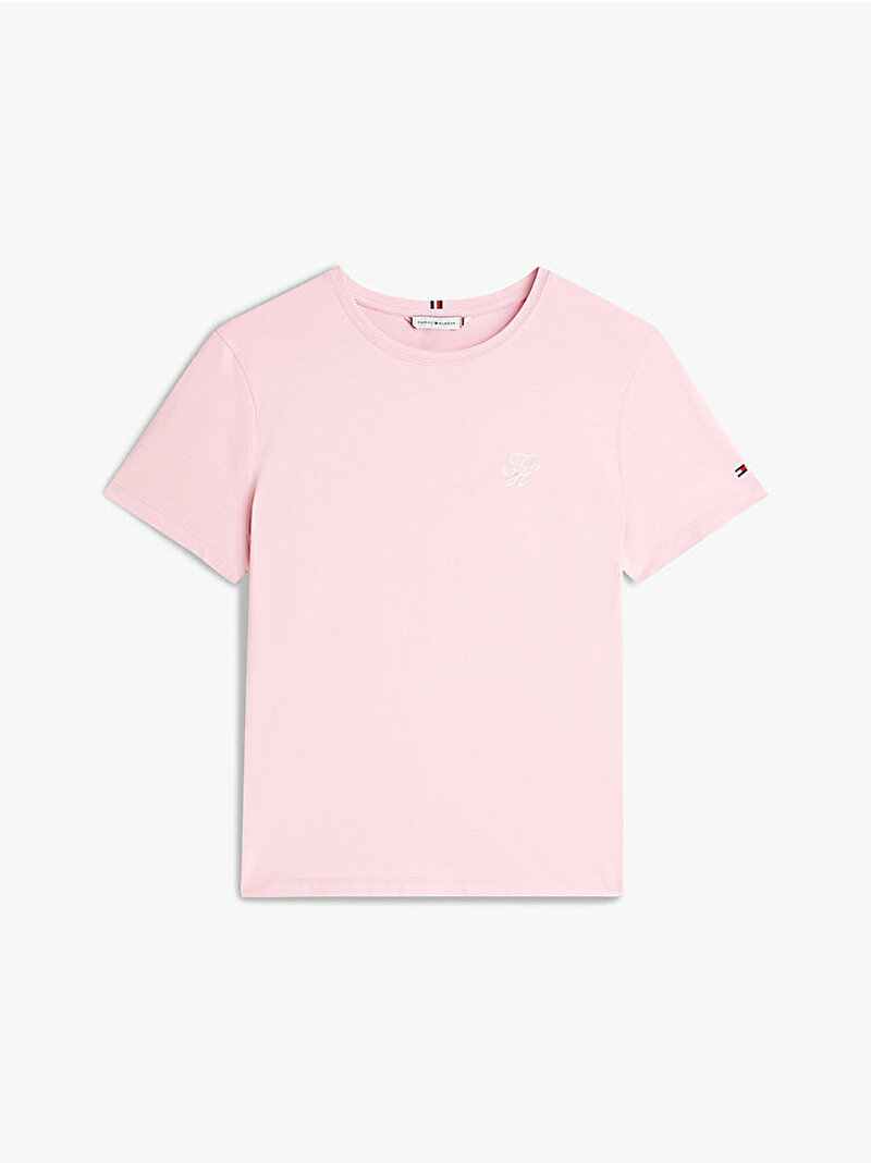 Kadın TH Regular T-shirt Pembe WW0WW47809TPG