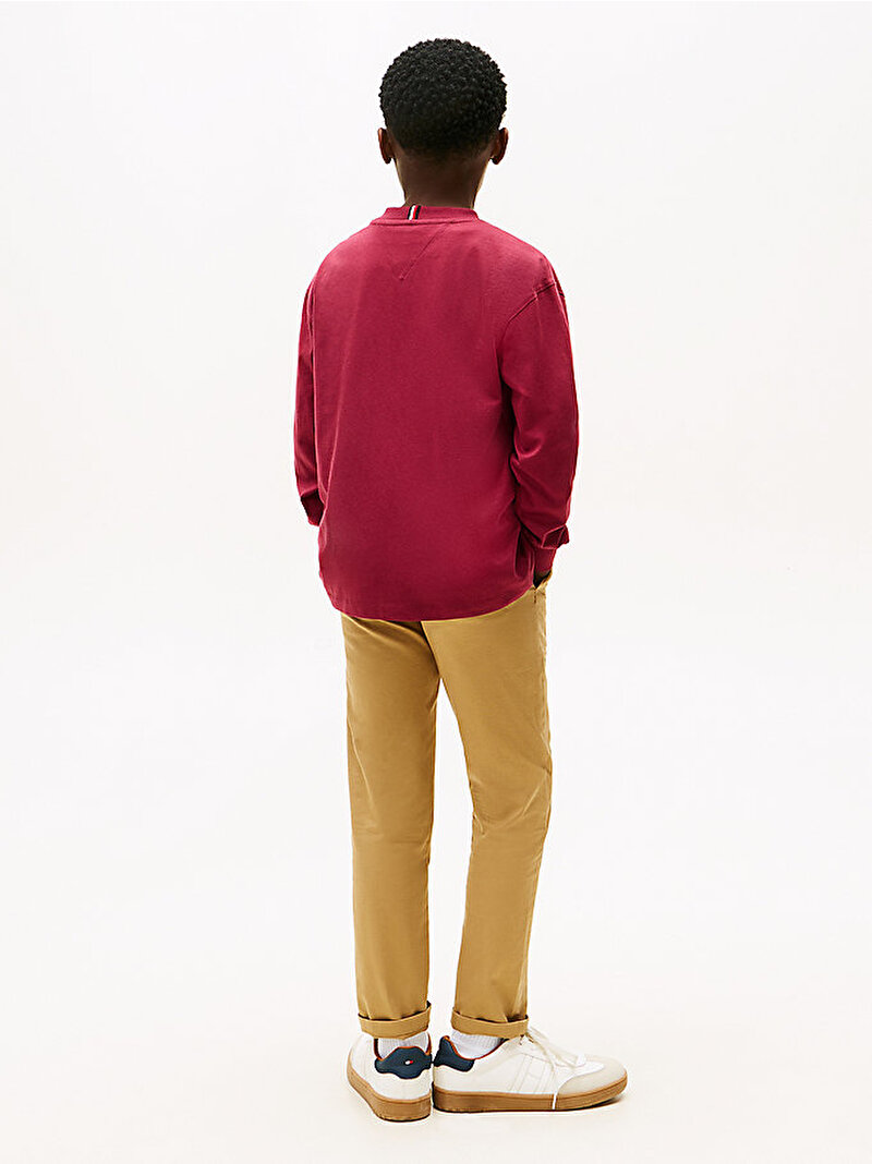 Erkek Çocuk Monotye Print T-shirt Kırmızı KB0KB10052VK0