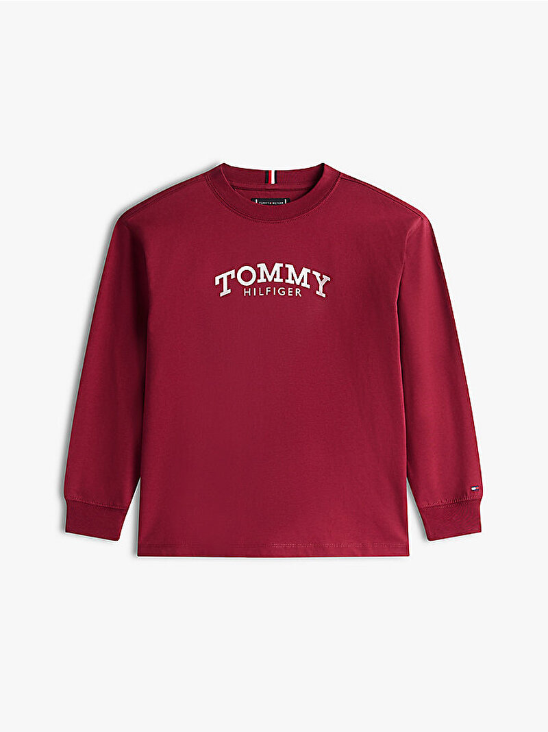 Erkek Çocuk Monotye Print T-shirt Kırmızı KB0KB10052VK0