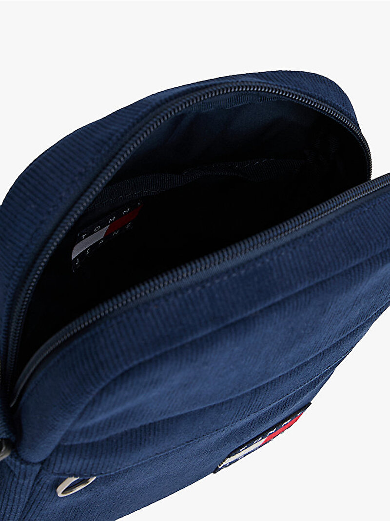Erkek Tjm Ess Daily Cord Çapraz Çanta Lacivert AM0AM13888C1G