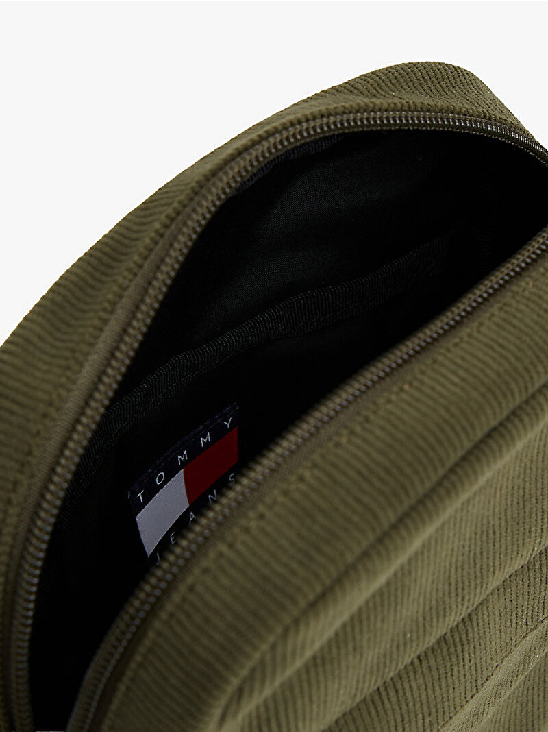 Erkek Tjm Ess Daily Cord Çapraz Çanta Yeşil AM0AM13888GY1