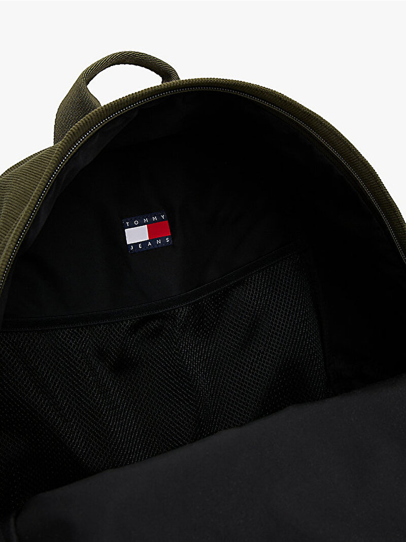 Erkek Tjm Ess Daily Cord Sırt Çantası Yeşil AM0AM13895GY1