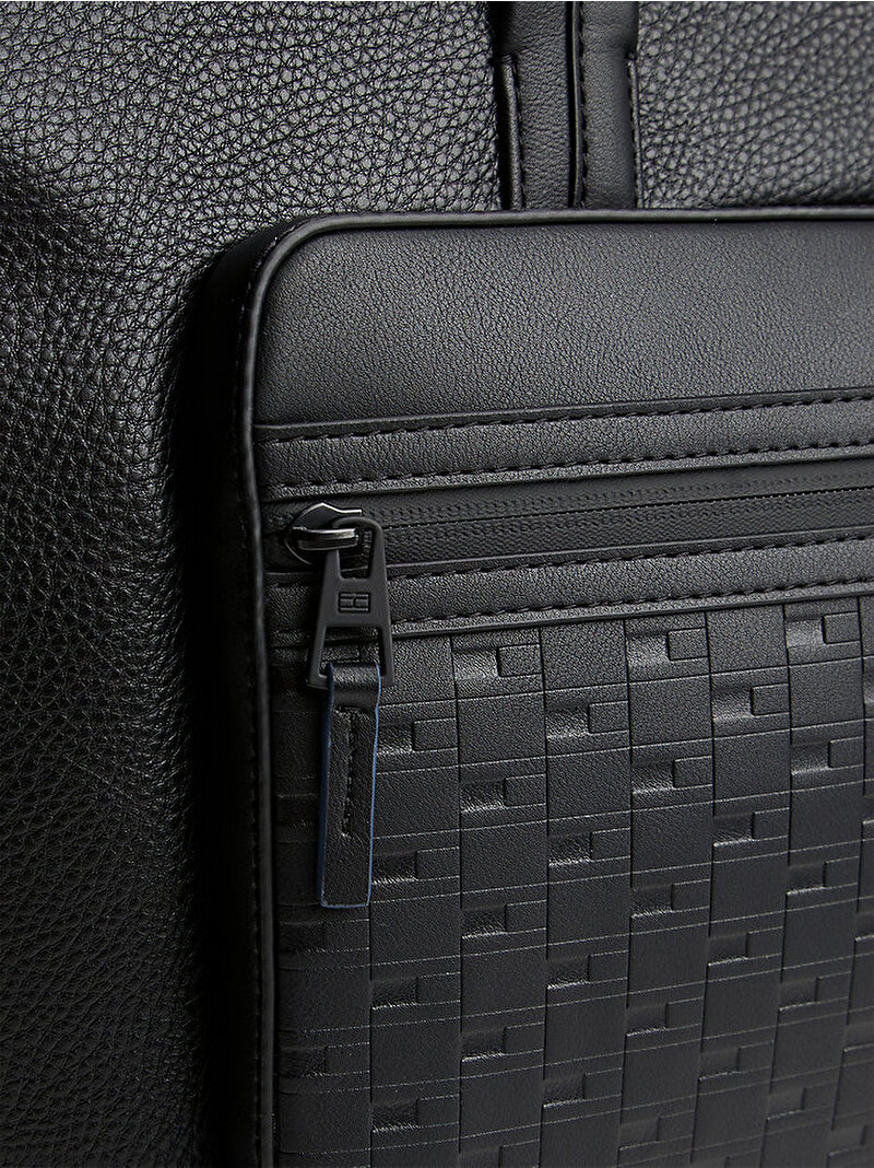 Erkek Th Modern Tote Çanta Siyah AM0AM14018BDS