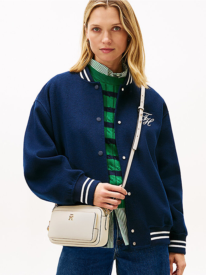 Kadın Th Icon Kamera Çanta Bej AW0AW18120AEO