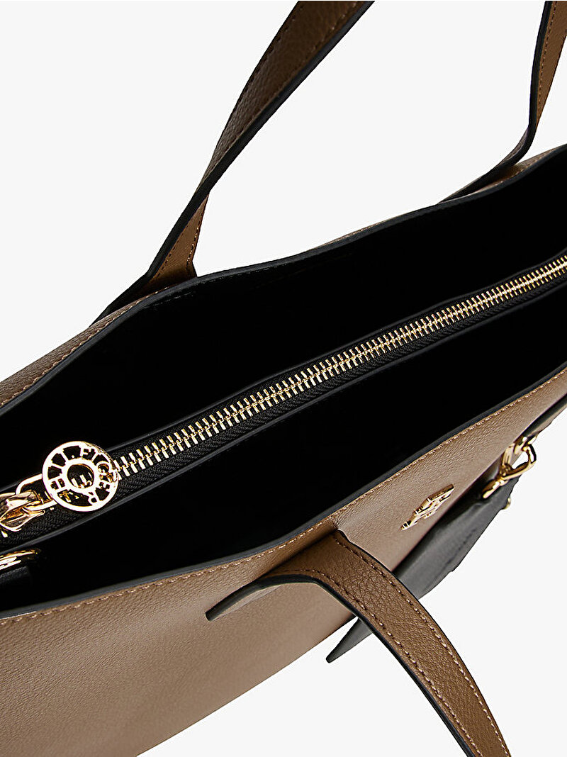 Kadın Th Icon Satchel Çanta Kahverengi AW0AW18122R07