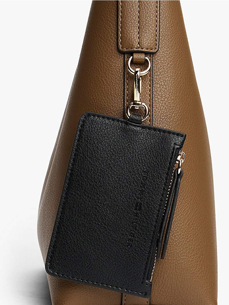 Kadın Th Icon Omuz Çantası Kahverengi AW0AW18140R07