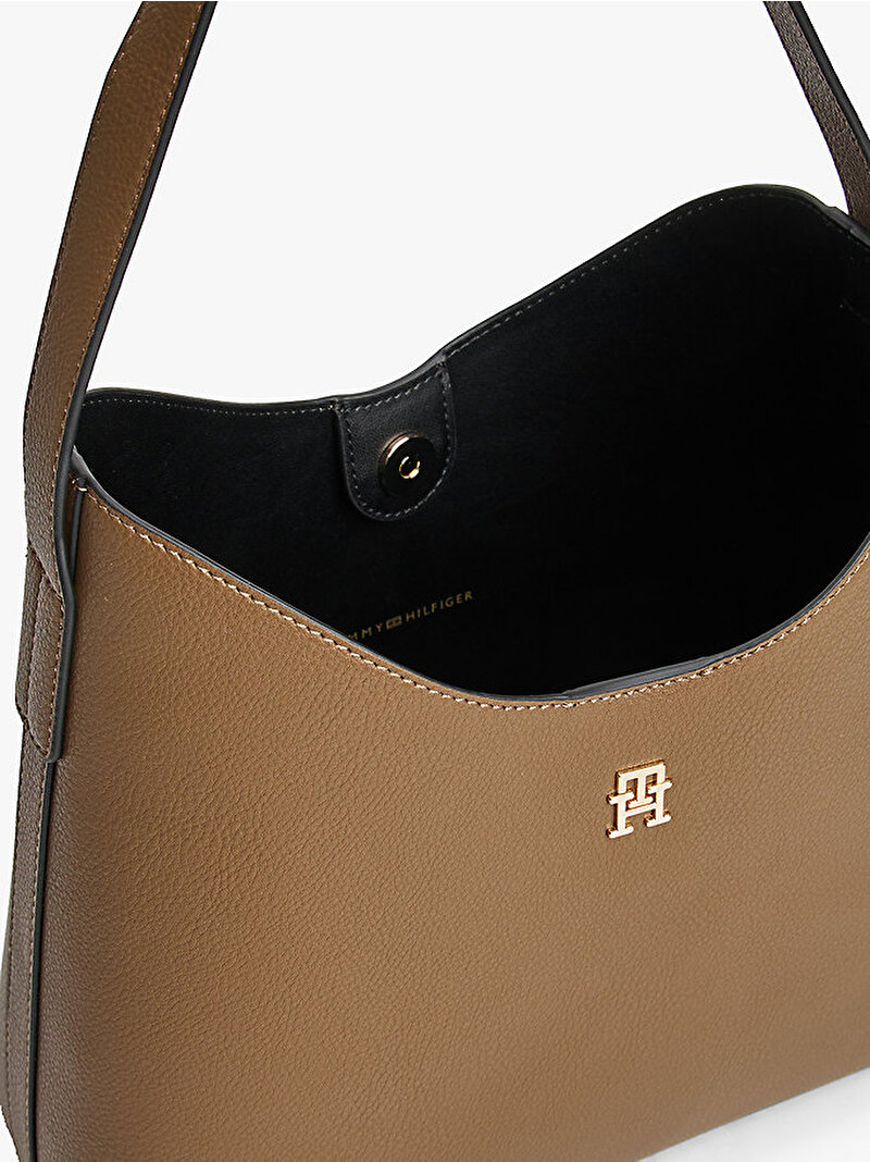 Kadın Th Icon Omuz Çantası Kahverengi AW0AW18140R07