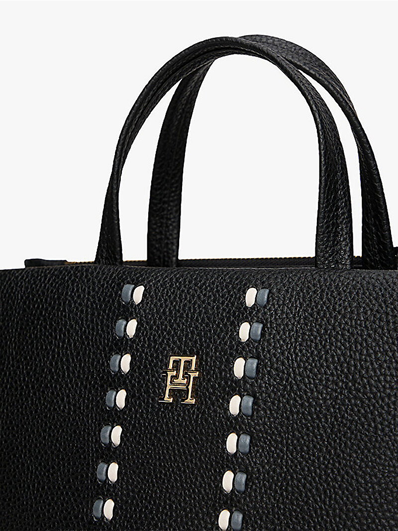 Kadın Th Timeless Satchel Çanta Siyah AW0AW18155BDS