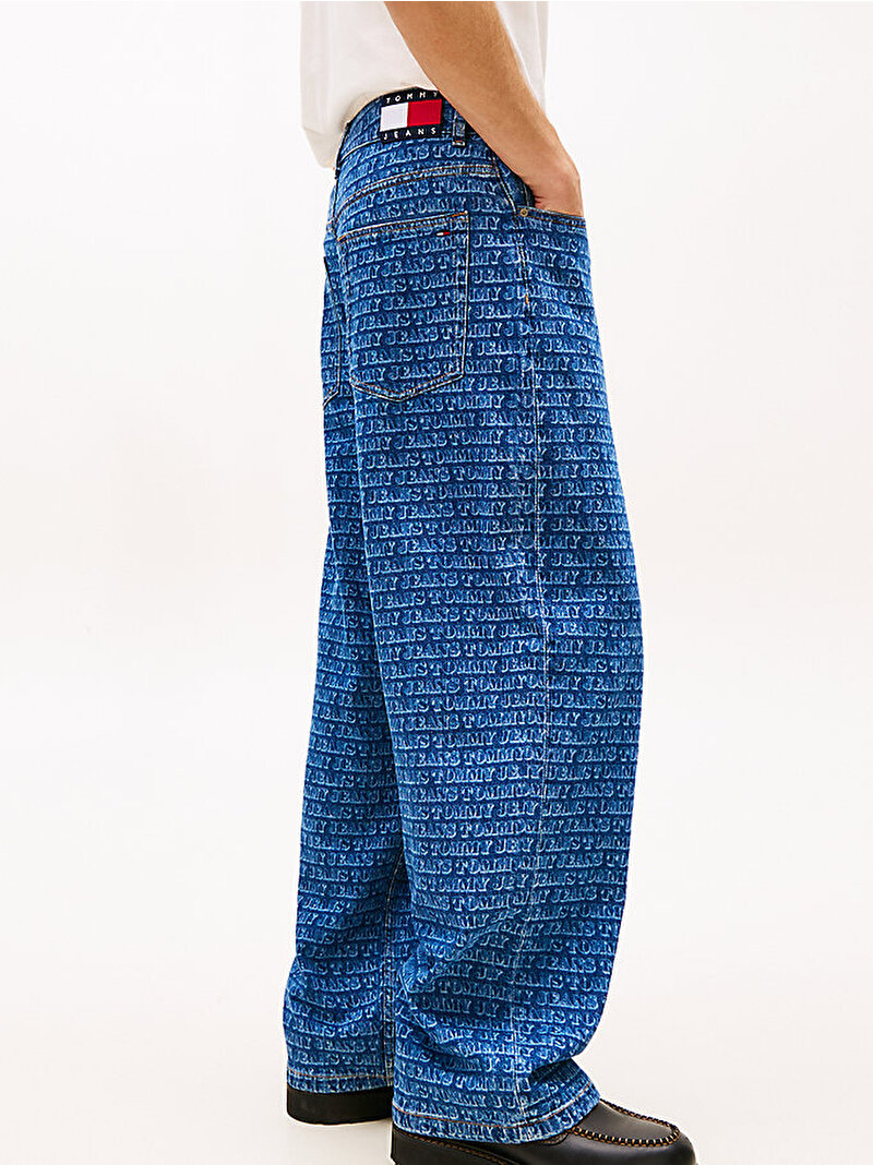 Erkek Theo Baggy Jean Pantolon Mavi DM0DM222811A5