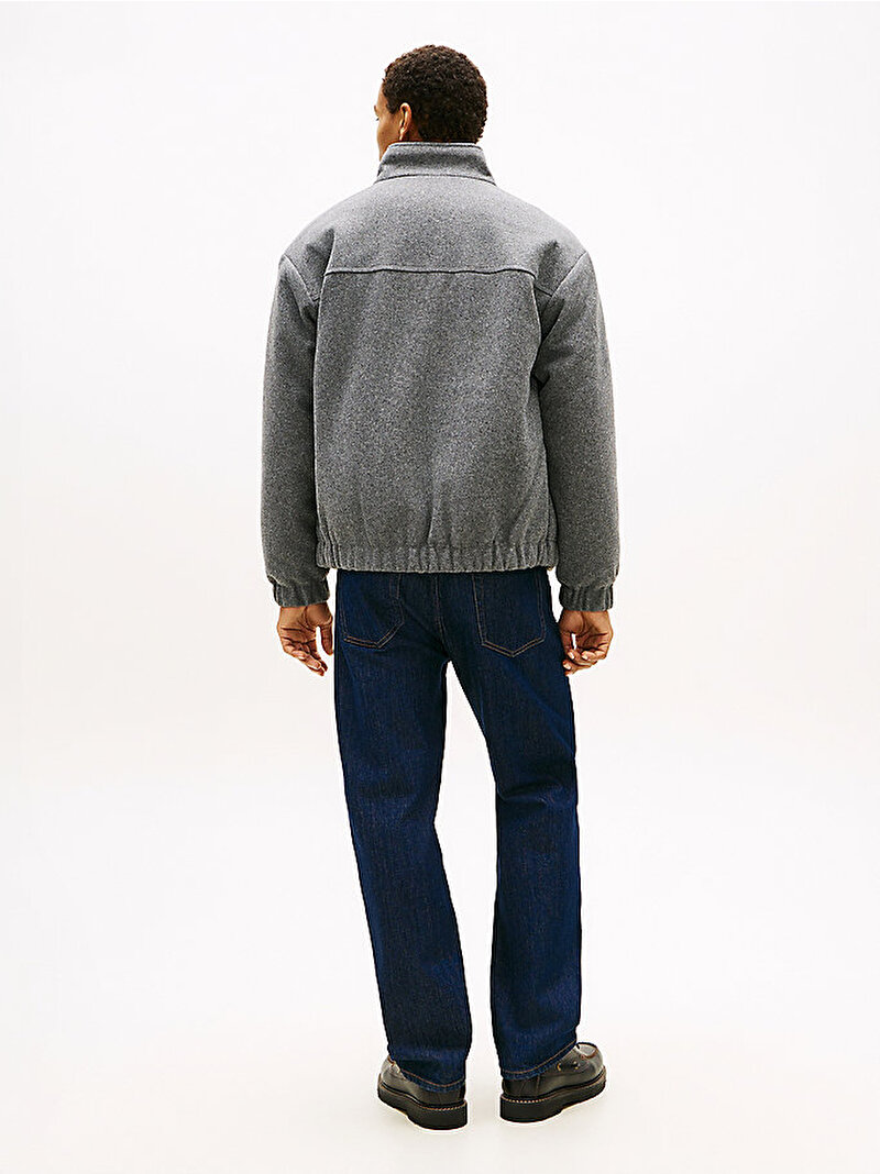 Erkek Tjm Essential Wool Ceket Gri DM0DM222880IM